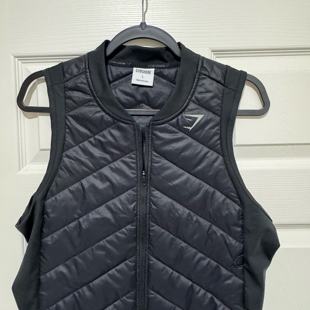 Gymshark Black Quilted Vest